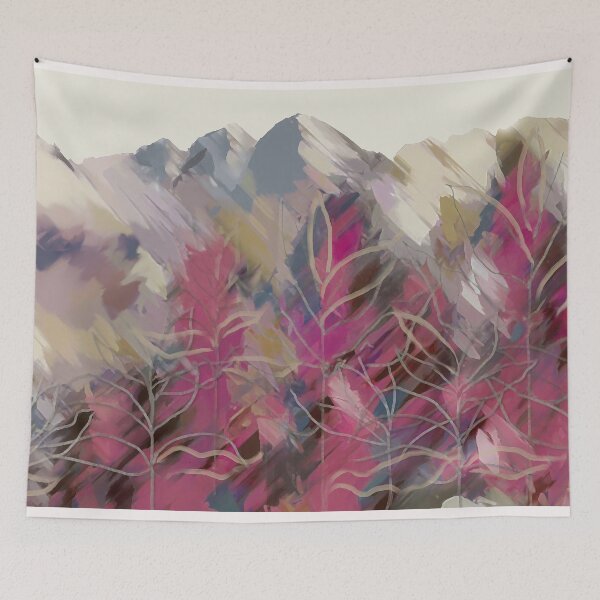 Item preview, Sabrina Farmer Art - Maroon Bells - Colorful Flora Colorado designed and sold by sabrinart42.