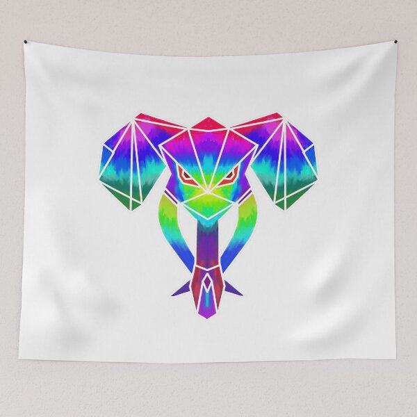 Item preview, Colourful Tusker designed and sold by Artsbyhash.