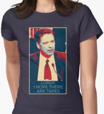"Lordy, I hope there are tapes" - James Comey Women's Fitted T-Shirt