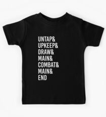 Magic the Gathering game phases Kids Tee