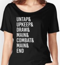 Magic the Gathering game phases Women's Relaxed Fit T-Shirt
