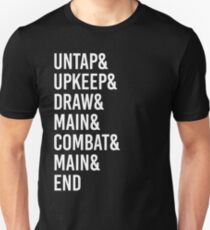 Magic the Gathering game phases Unisex T-Shirt
