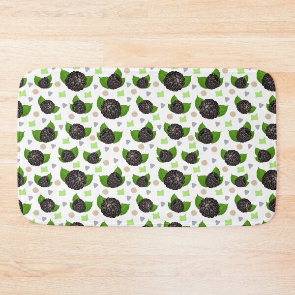 Item preview, Blackberry pattern with colorful abstract spots designed and sold by OM-lova.