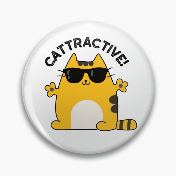 Item preview, Cattractive Funny Attractive Cat Puns  designed and sold by punnybone.