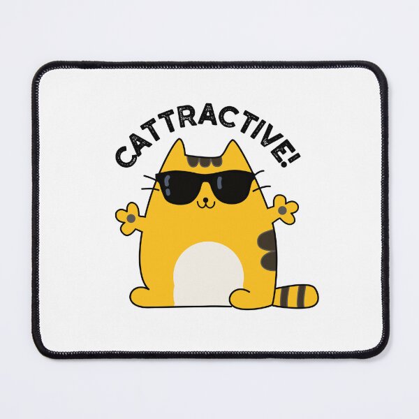 Item preview, Cattractive Funny Attractive Cat Puns  designed and sold by punnybone.