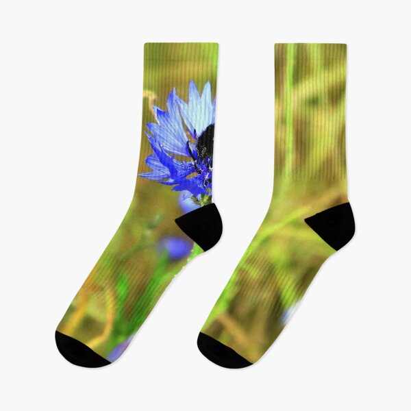 Item preview, Bumblebee on Blue Cornflower designed and sold by KaSaPo.