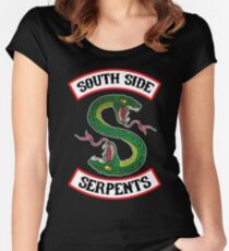 South Side Serpents (Jacket version) Women's Fitted Scoop T-Shirt
