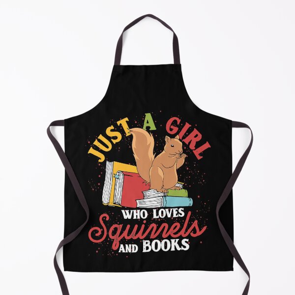 Item preview, Just A Girl Who Loves Squirrels And Books Reading designed and sold by nwaja-art.