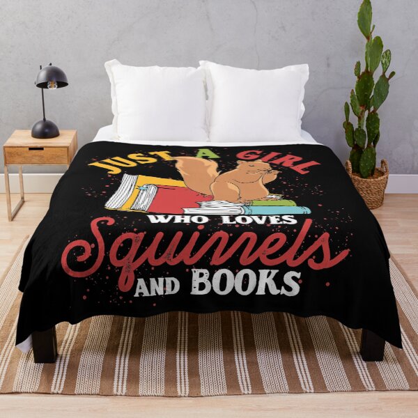 Item preview, Just A Girl Who Loves Squirrels And Books Reading designed and sold by nwaja-art.