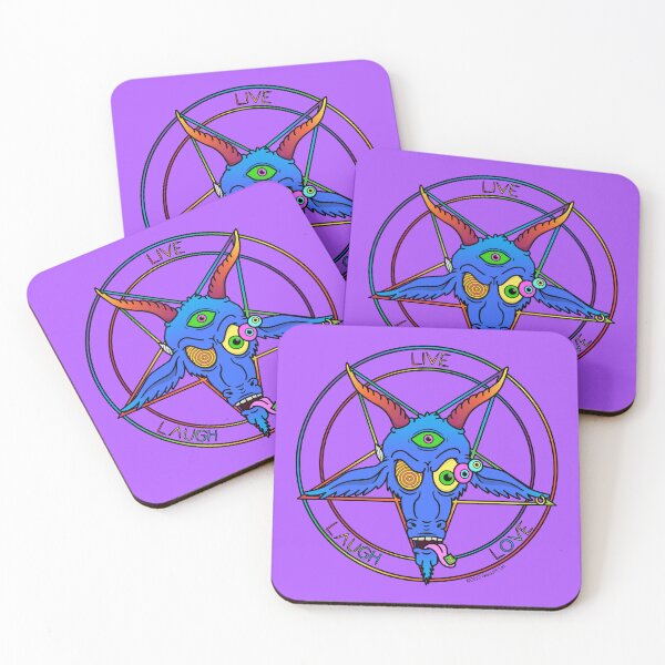 Item preview, Psychedelic Baphomet (no outline) designed and sold by GreggM Art.