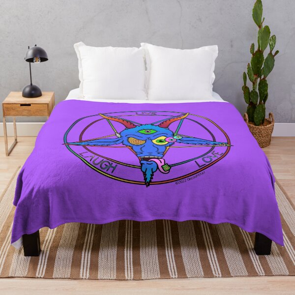 Item preview, Psychedelic Baphomet (no outline) designed and sold by GreggM Art.