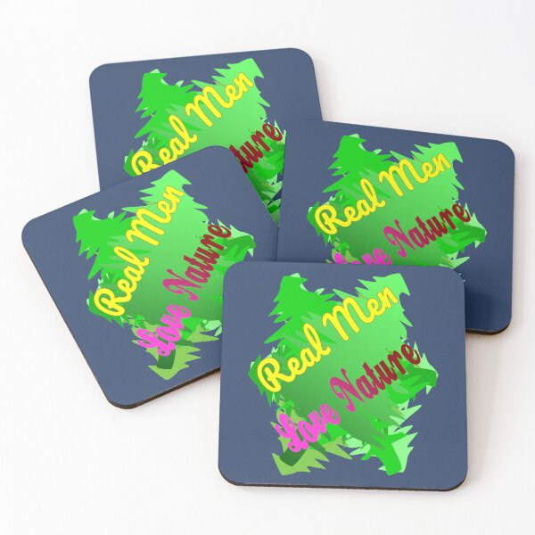 Item preview, Real Men Love Nature Quote   designed and sold by DNC1134.