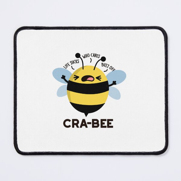 Item preview, Cra-bee Funny Bee Puns  designed and sold by punnybone.