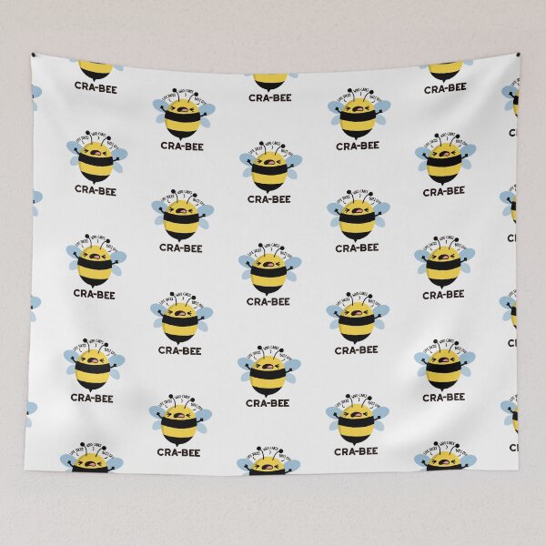 Item preview, Cra-bee Funny Bee Puns  designed and sold by punnybone.