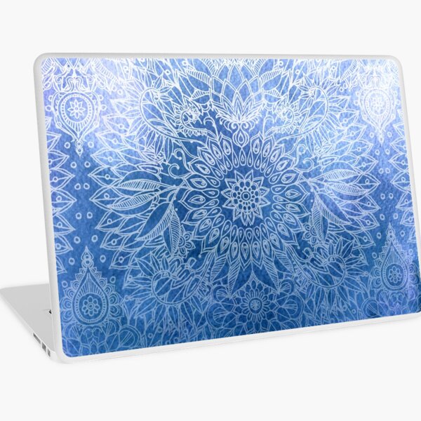 Item preview, Enchanted Indigo - watercolor + doodle designed and sold by micklyn.