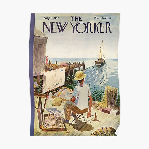 New Yorker August 2, 1947 - Paintings Poster