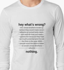 jonas brothers long sleeve shirt