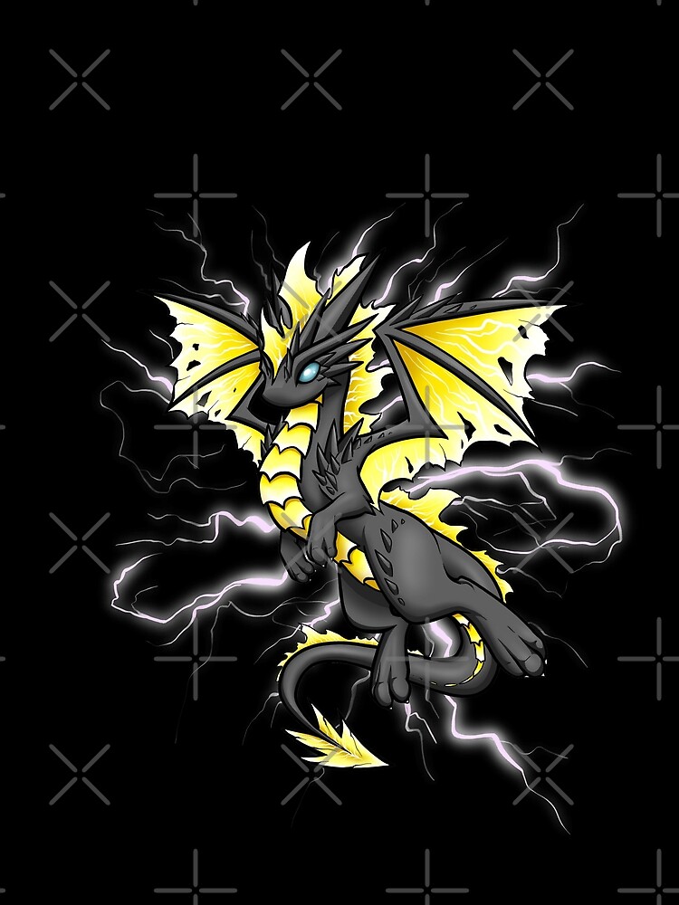 "Lightning Dragon" Tshirt by bgolins Redbubble