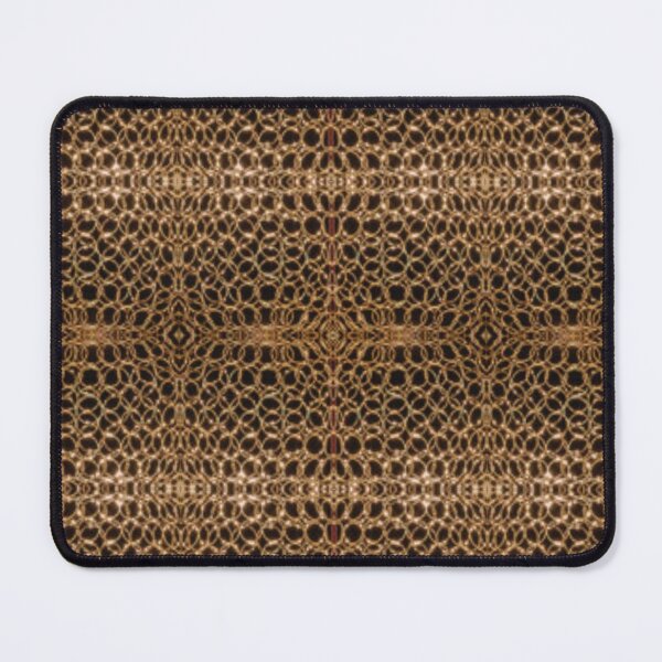 Item preview, decorative abstract gold circles pattern 1 designed and sold by ErhanArt.