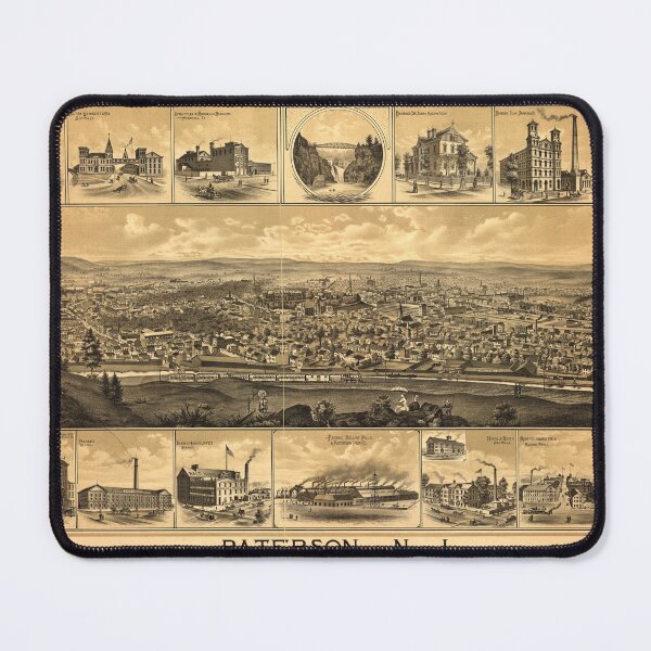 Item preview, Paterson, New Jersey (1880) designed and sold by allhistory.