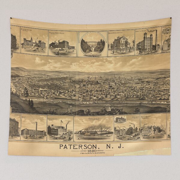 Item preview, Paterson, New Jersey (1880) designed and sold by allhistory.