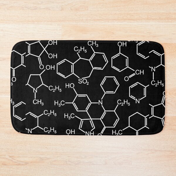 Item preview, Chemistry Molecules Seamless pattern designed and sold by Pixelish.
