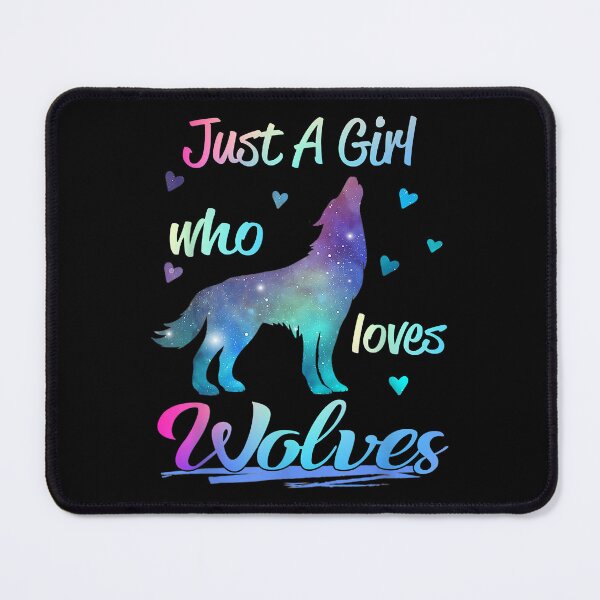 Item preview, Just A Girl Who Loves Wolves Animal designed and sold by nwaja-art.