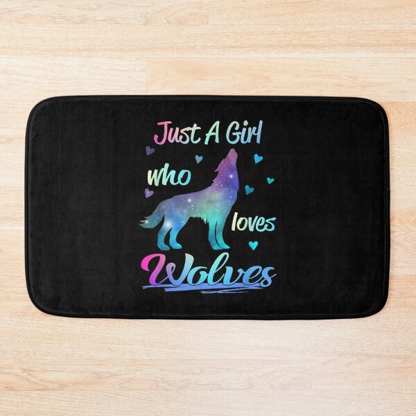 Item preview, Just A Girl Who Loves Wolves Animal designed and sold by nwaja-art.