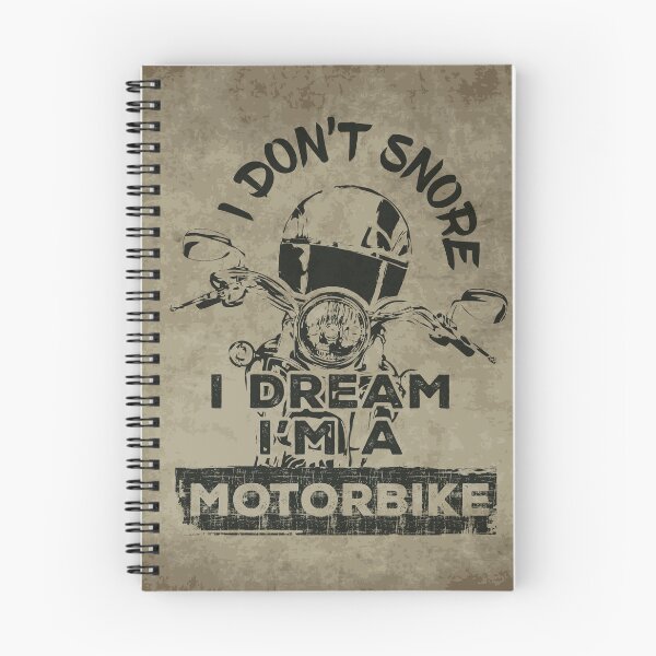 Aperçu de l'œuvre Je ne ronfle pas, je rêve que je suis une moto - parchemin créée et vendue par F440.