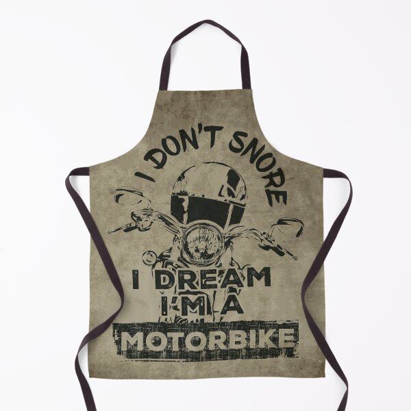 Item preview, I don't snore I dream I'm a motorbike - parchment designed and sold by F440.