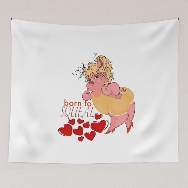 Item preview, Born to squeal - with text designed and sold by gaslight-n.