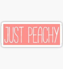 just peachy Sticker