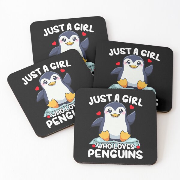 Item preview, Just A Girl Who Loves Penguins designed and sold by nwaja-art.