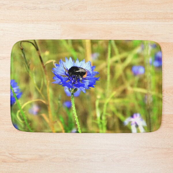 Item preview, Bumblebee on Blue Cornflower designed and sold by KaSaPo.