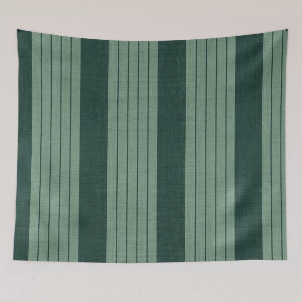 Item preview, Ticking Stripe in Green designed and sold by House of Haha.
