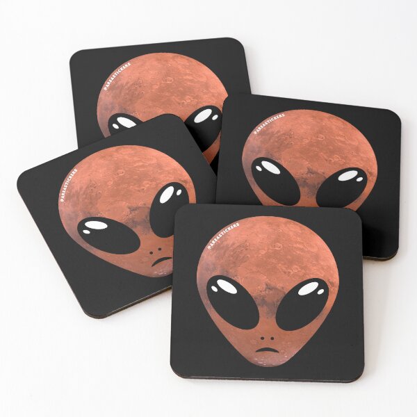 Item preview, Alien head - Planet Mars skin designed and sold by AreaStickers.