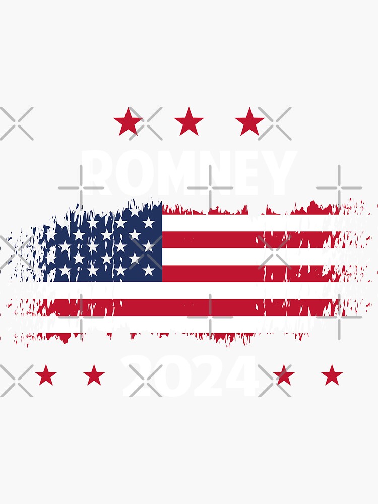 "Mitt Romney for President 2024" Sticker for Sale by sayahcreative