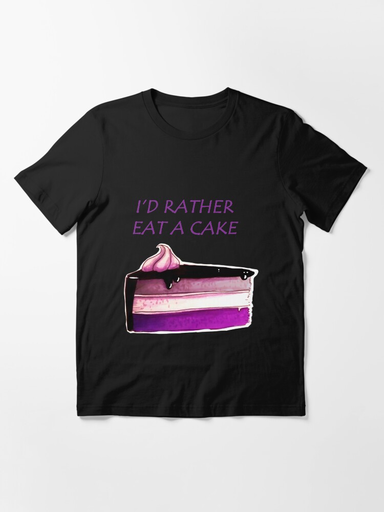 Alternate view of Asexual Cake Essential T-Shirt