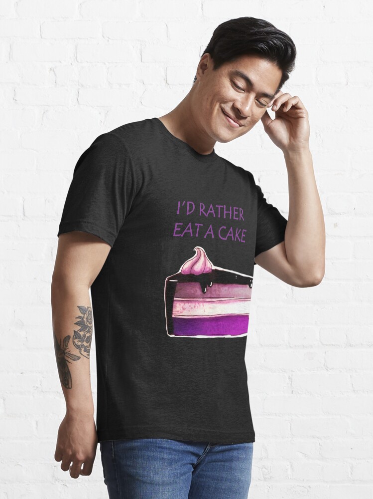 Alternate view of Asexual Cake Essential T-Shirt