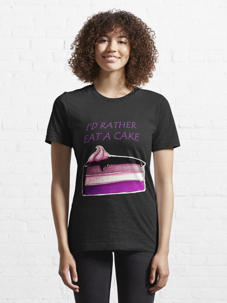 Alternate view of Asexual Cake Essential T-Shirt