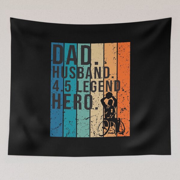Item preview, Retro vintage Wheelchair Basketball Player designed and sold by NewDayDesigns.
