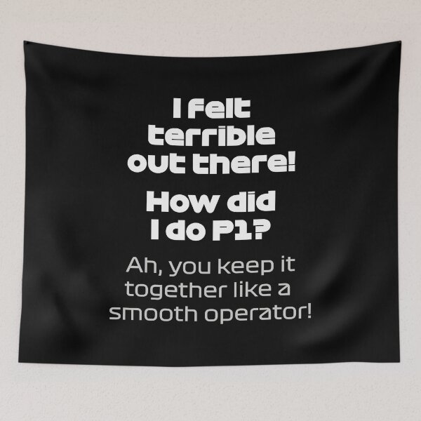 Item preview, SAI. How Do I Did P1? - Best Team Radio British 2022 GP (White) designed and sold by FilipeFerreira.