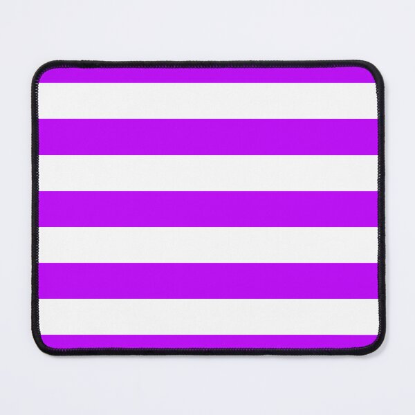Item preview, Medium HOT PURPLE and WHITE Horizontal STRIPES  designed and sold by RachelMacht.