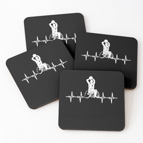 Item preview, Wheelchair Basketball Player - HeartBeat Wheelchair Basketball Athlets With Physical Disability designed and sold by NewDayDesigns.