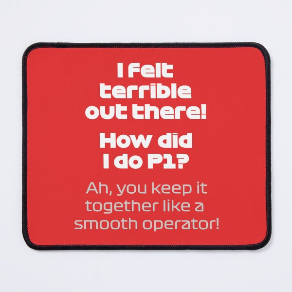 Item preview, SAI. How Do I Did P1? - Best Team Radio British 2022 GP (Red BG) designed and sold by FilipeFerreira.