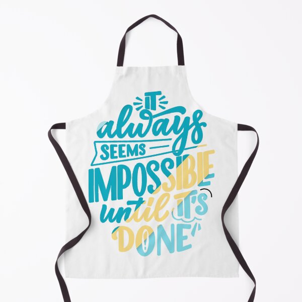 Item preview, It Always Seems Impossible Until It Is Done designed and sold by bohoprints.