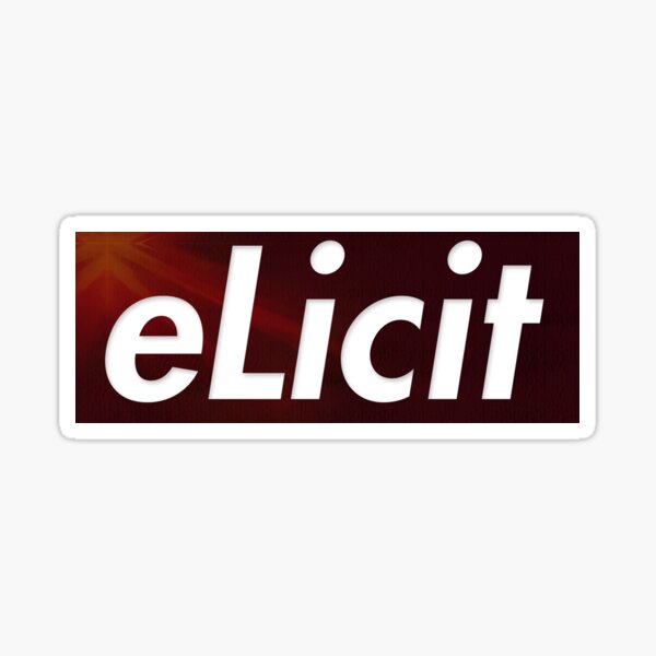"eLicit Box Logo Collection" Sticker for Sale by eLicitDesigns | Redbubble