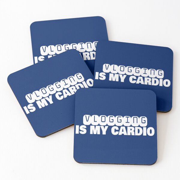 Item preview, Vlogging Is My Cardio Vlog Vlogger Themed T Shirt Merch designed and sold by PRINTS2HOT.
