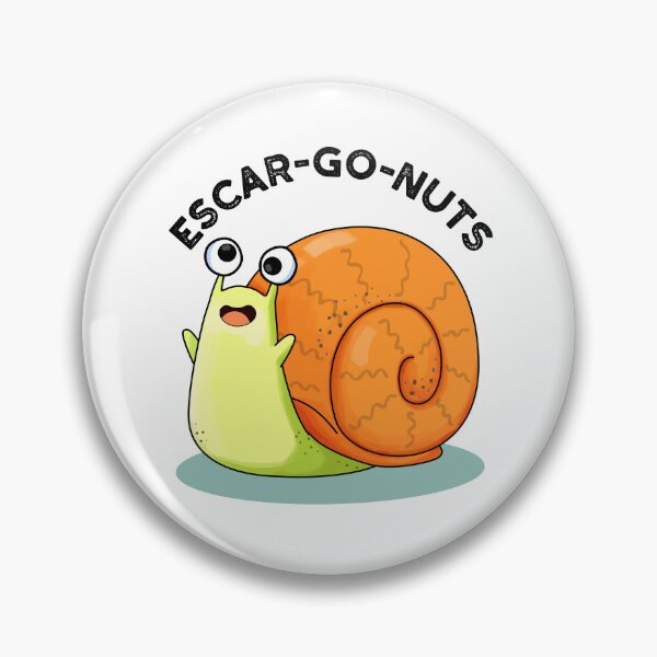 Item preview, Escar-go Nuts Funny Escargot Snail Puns  designed and sold by punnybone.