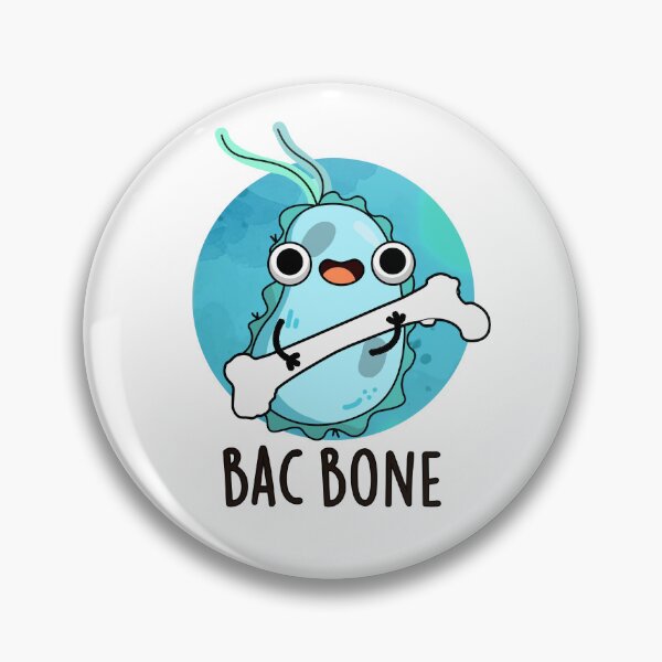 Item preview, Bac Bone Funny Bacteria Puns  designed and sold by punnybone.